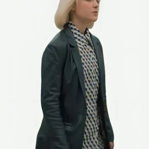 Florence-Hall-TV-Series-Queens-of-Myster-Matilda-Stone-Black-Leather-Blazer