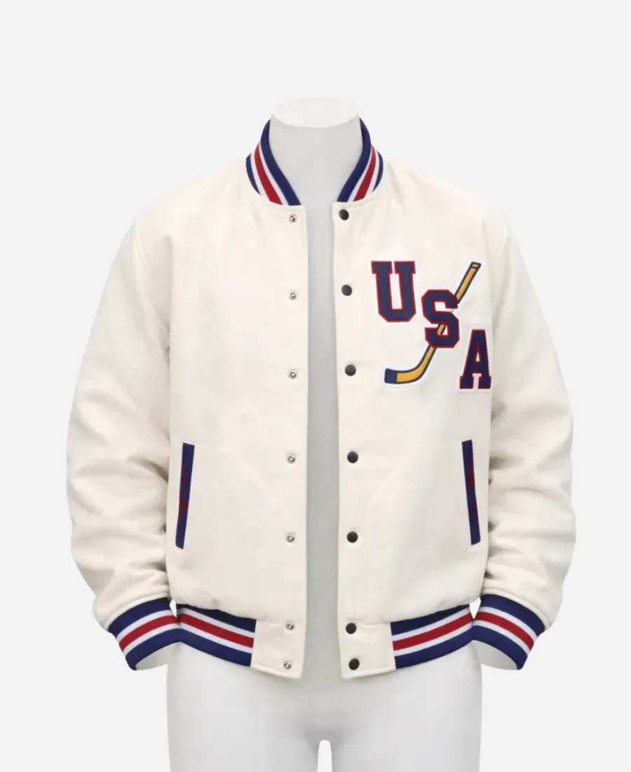 Hockey Team USA John Wroblewski Vintage Jacket