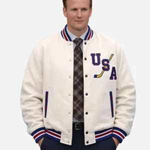 Hockey Team USA John Wroblewski Vintage Jacket