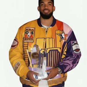 Karl Towns Jeff Hamilton 2004 Leather Jacket