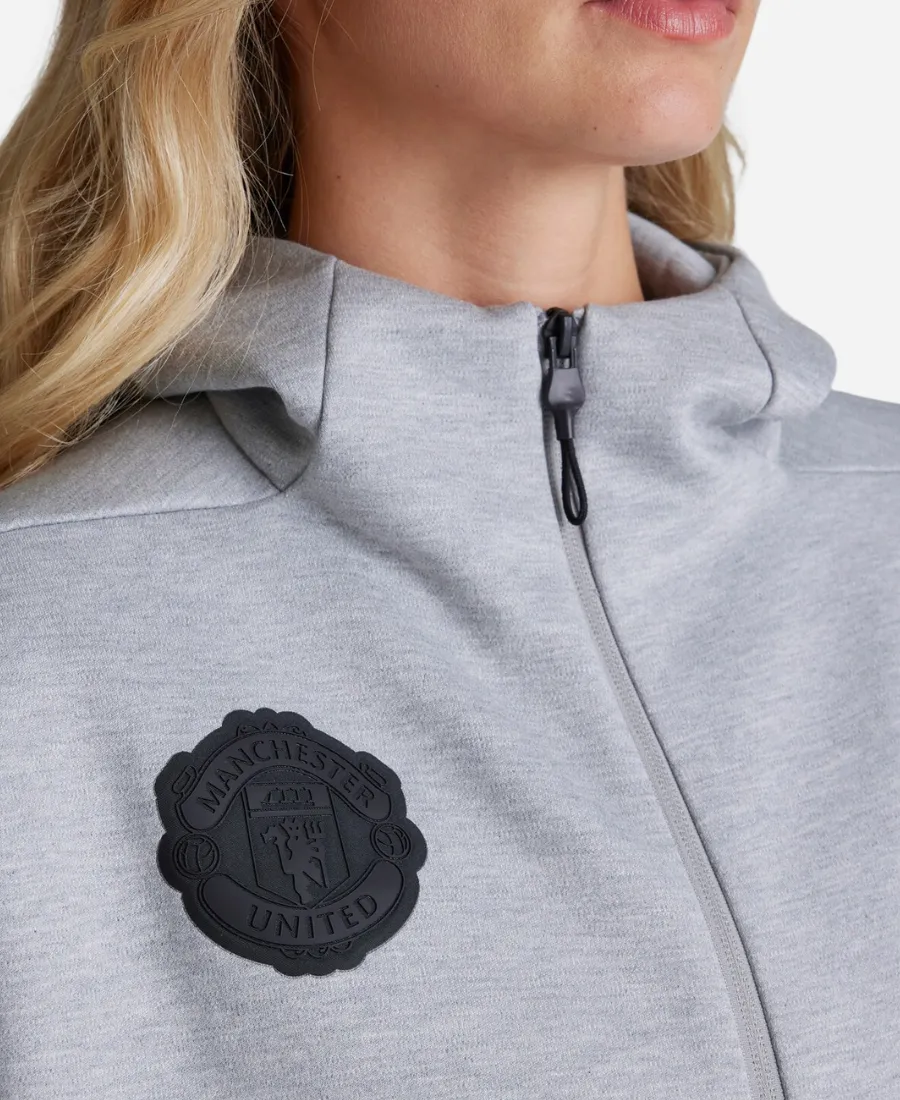 Manchester United x Adidas Z.N.E. Grey Hoodie