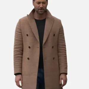 Ryan Eggold My Secret Santa Wool Overcoat