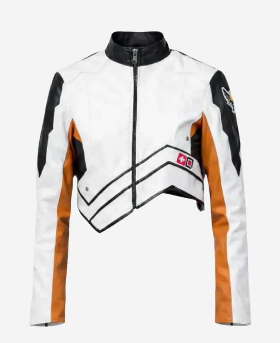 Mercy Overwatch Valkyrie Leather Jacket