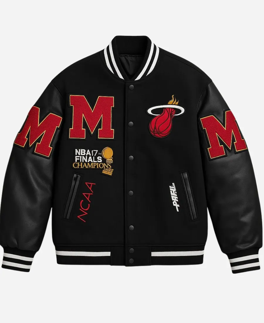 Miami Heat Mashup Varsity Jacket
