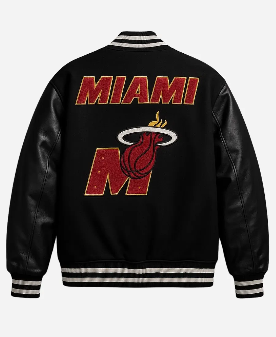 Miami Heat Mashup Varsity Jacket