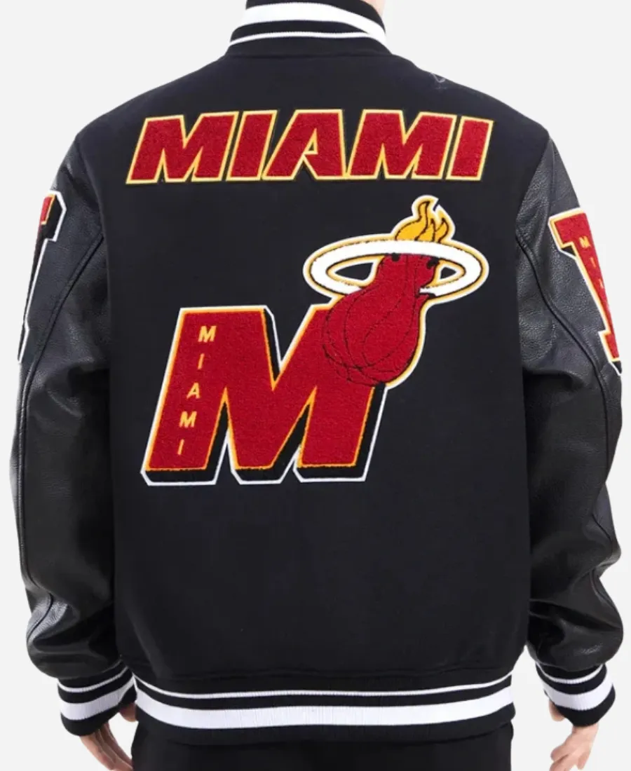 Miami Heat Mashup Varsity Jacket