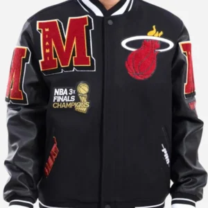 Miami Heat Mashup Varsity Jacket