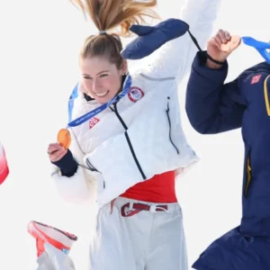 Mikaela-Shiffrin-Winter-Olympics-Champs-2026-White-Puffer-Jacket.webp