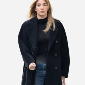 Alice Campello Milan 2026 Black Coat