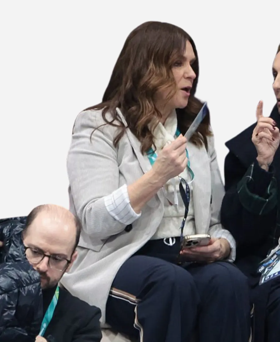 Olympics 2026 Katherina Witt Trench Coat