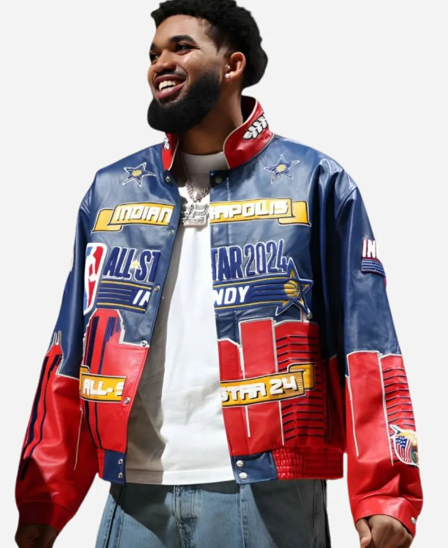 All Star Karl-Anthony Towns Leather Jacket