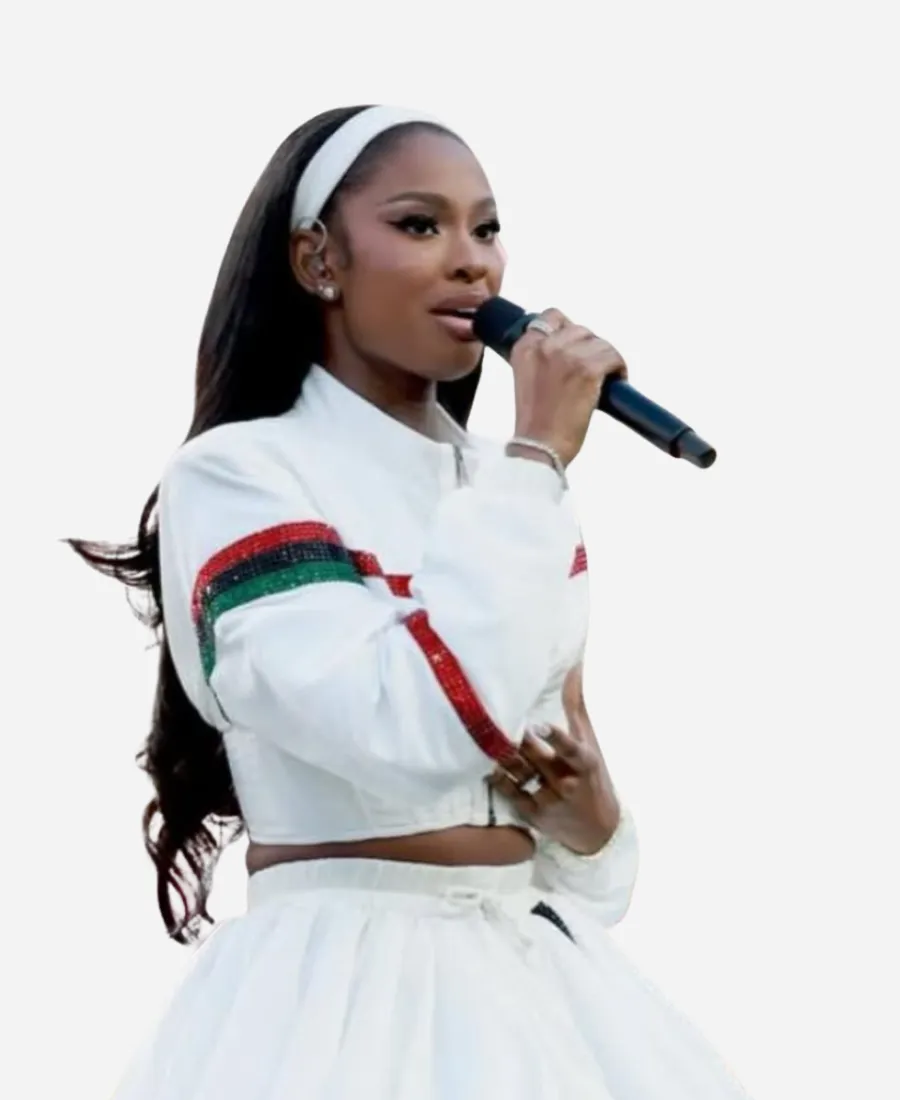 Coco Jones Super Bowl LX Jacket