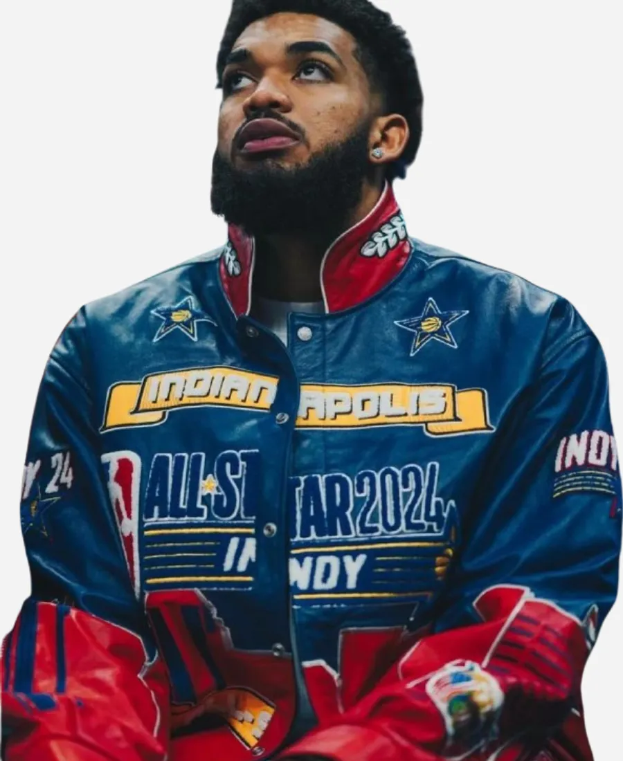 All Star Karl-Anthony Towns Leather Jacket