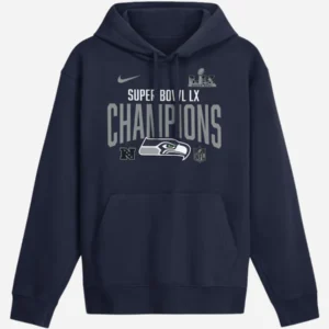 Seattle Seahawks Super Bowl LX Champions Hoodie