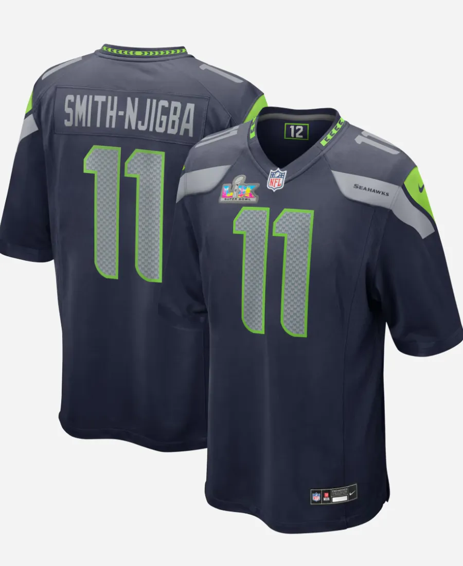 Smith-Njigba Seattle Seahawks Super Bowl Jersey