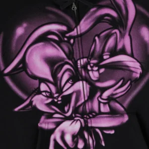 OVO-Looney-Tunes-Airbrush-Hoodie-Black