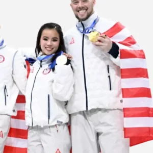 Olympic 2026 Ellie Kam White Jacket