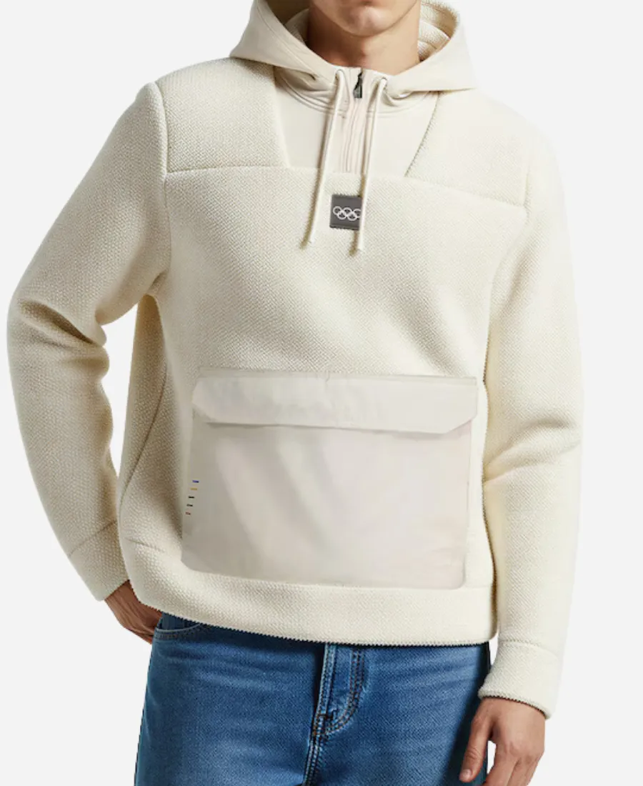 Olympic Micro Fleece Quarter Zip Hoodie