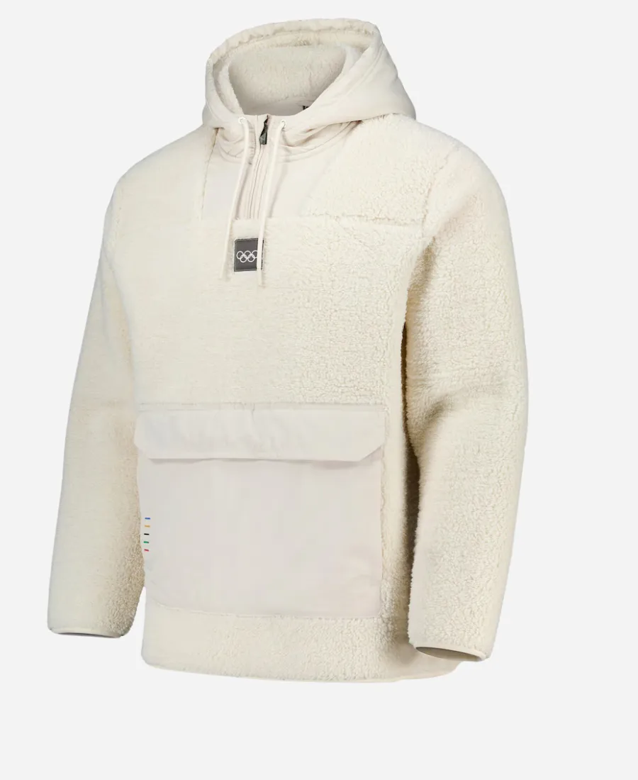 Olympic Micro Fleece Quarter Zip Hoodie