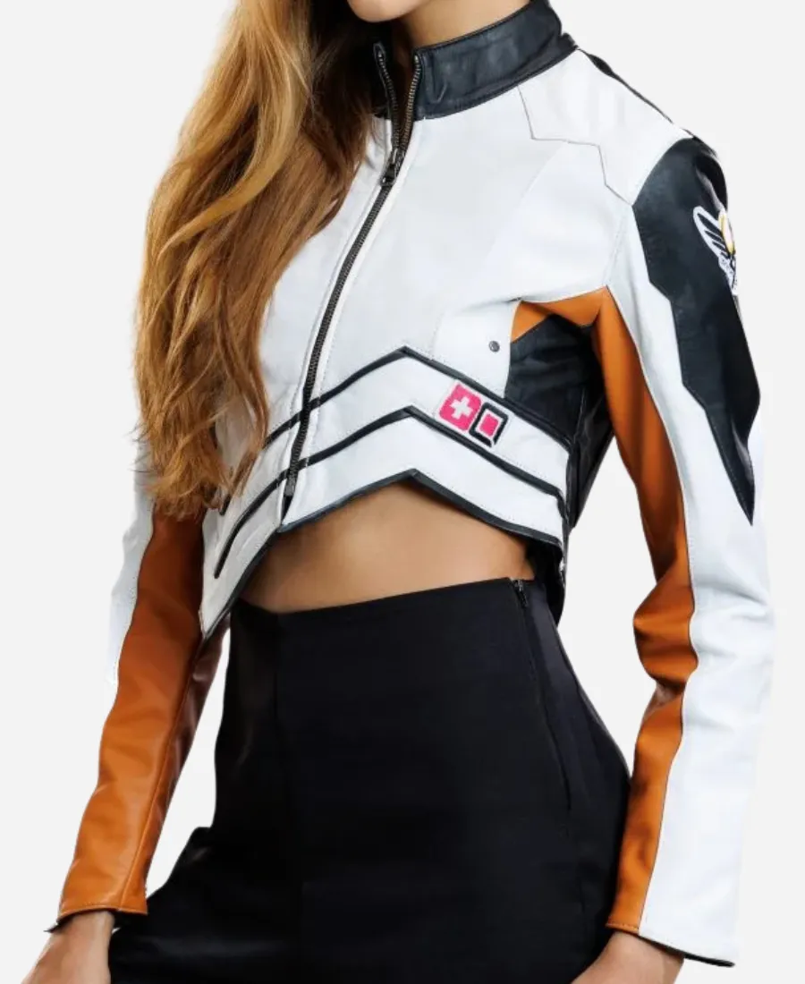 Mercy Overwatch Valkyrie Leather Jacket