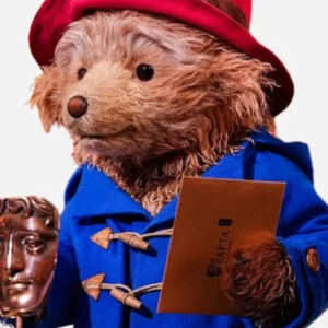 Paddington-Bear-BAFTA-Film-Awards-2026-Blue-Wool-Coat