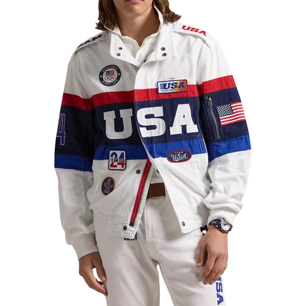 Paris-Olympics-2024-Team-USA-Closing-Ceremony-White-Jacket