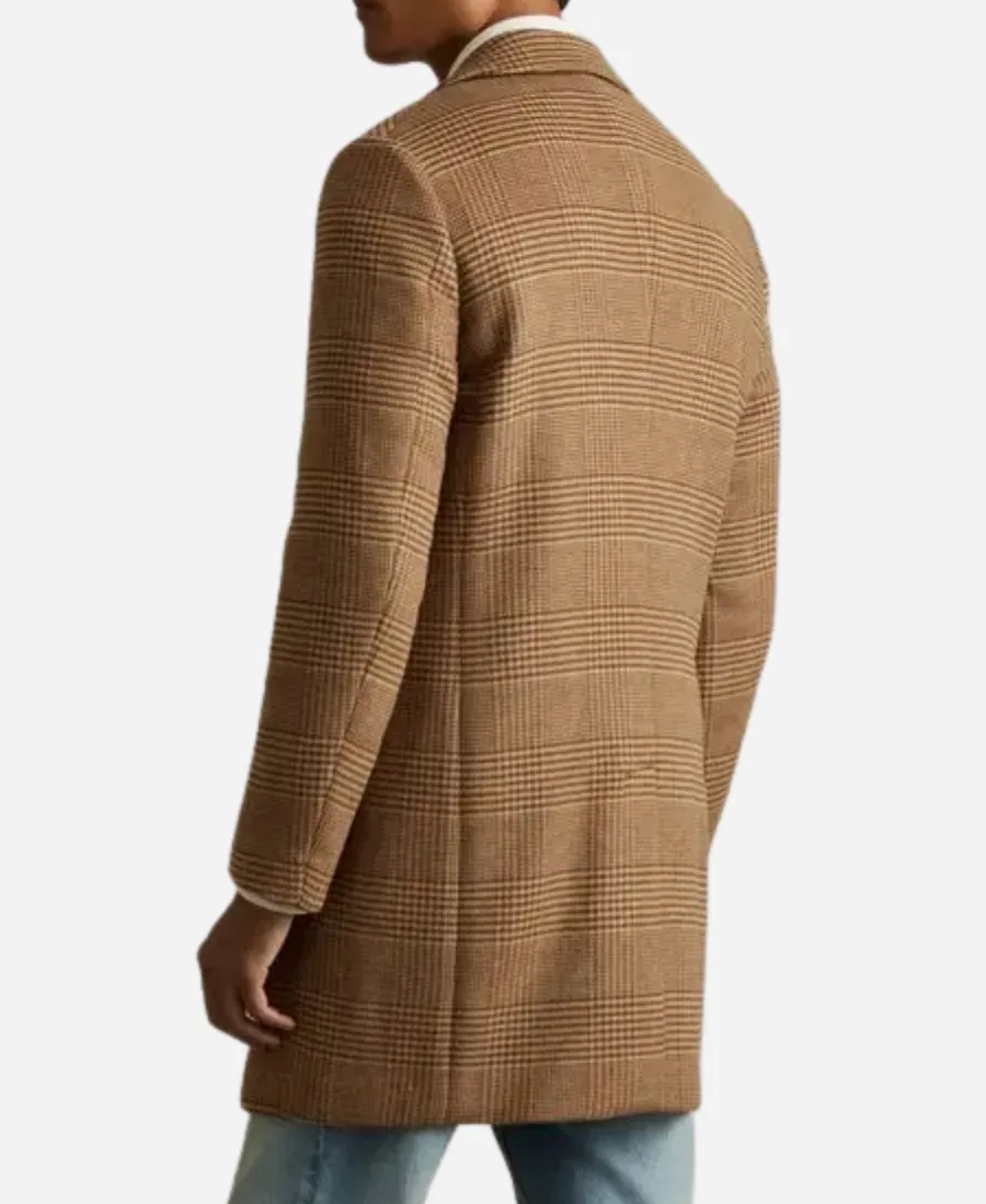 Ryan Eggold My Secret Santa Wool Overcoat