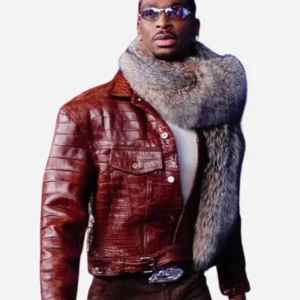 Shai-Gilgeous-Alexander-2026-Brown-Leather-Jacket