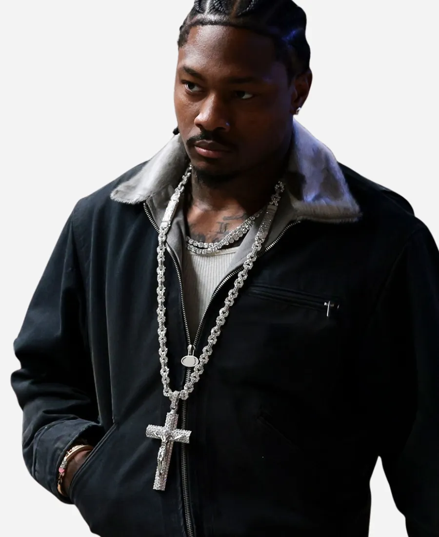 Super Bowl 2026 Stefon Diggs Jacket
