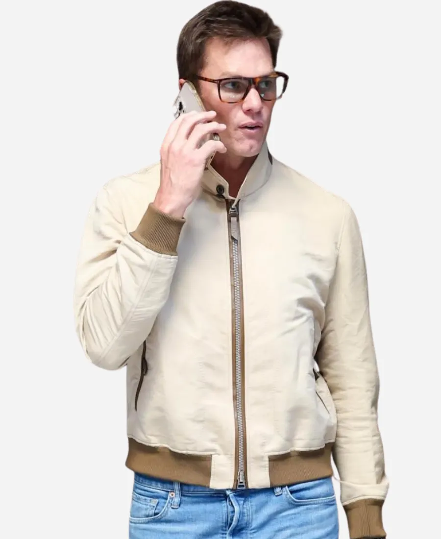 Super Bowl LX Tom Brady Beige Jacket