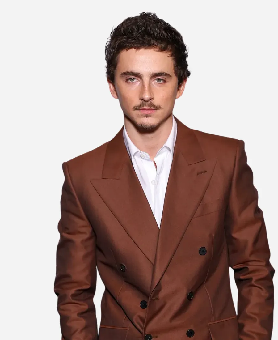 Timothée Chalamet 2026 Brown Suit