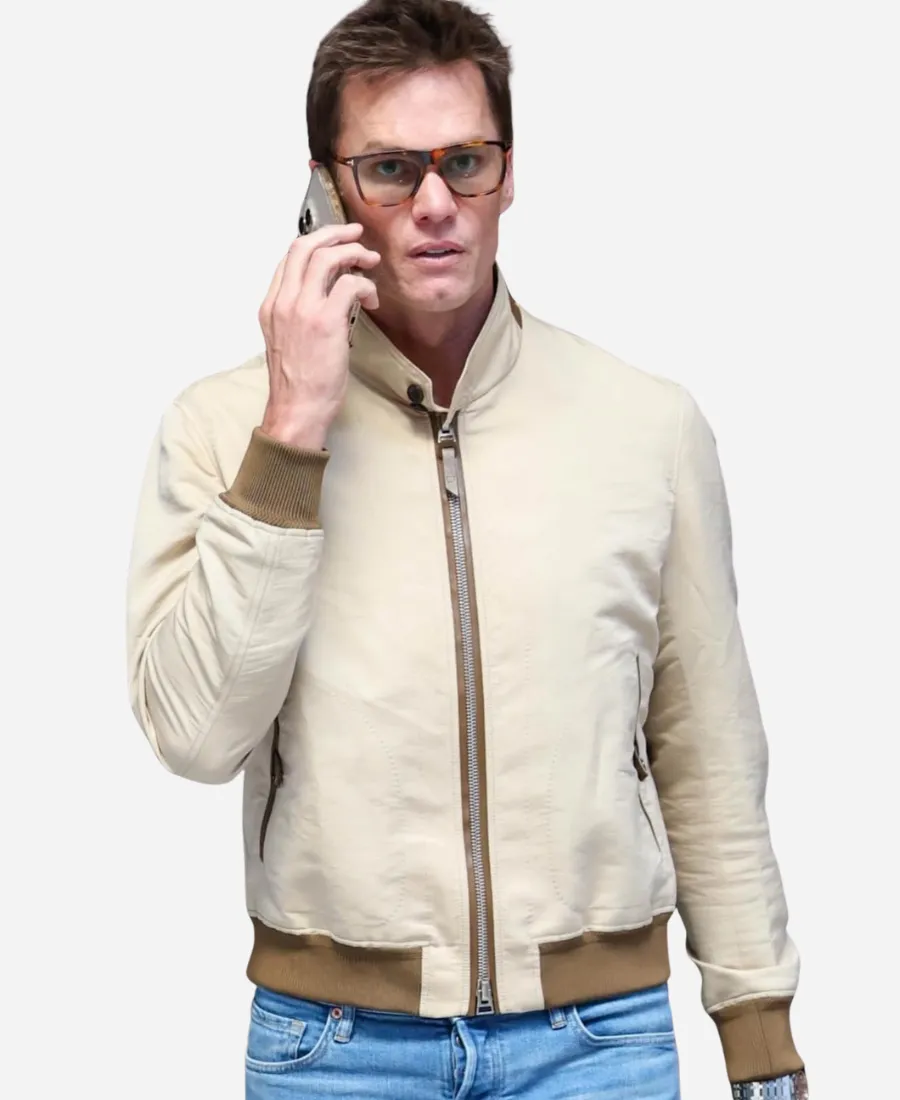 Super Bowl LX Tom Brady Beige Jacket