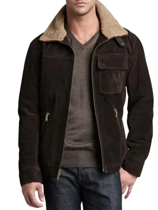 Suede Bomber Ugg Belfast Jacket