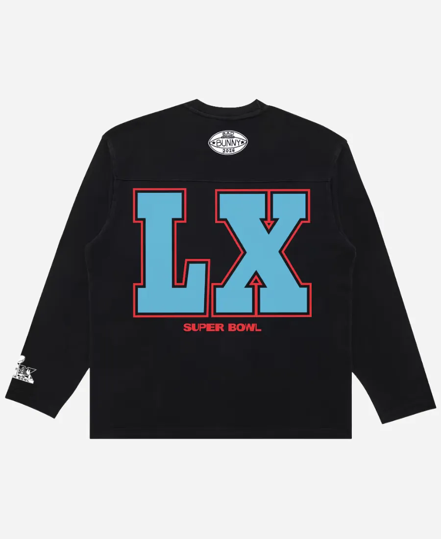 Bad Bunny x NFL Super Tazón Long Sleeve T-Shirt